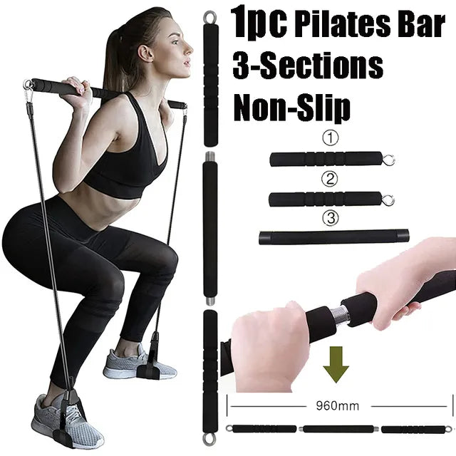 Home Gym resistance work bar-1